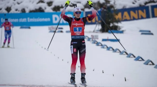 Марте Ройселанд выиграла спринт в Оберхофе, Ирина Кривко – 13-я