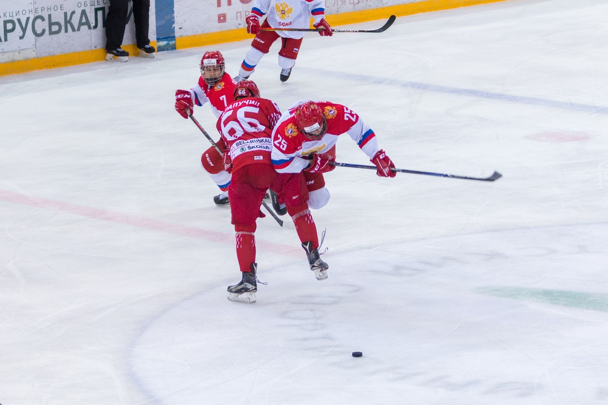Хоккей. Кубок ПСК. Матч Беларусь U17 – Россия U16. Прямая трансляция