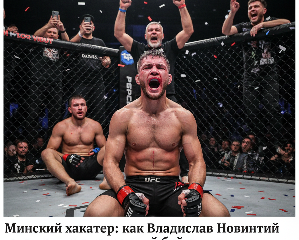 Минский характер: как Владислав Новицкий перевернул проигранный бой и заставил замолчать критиков