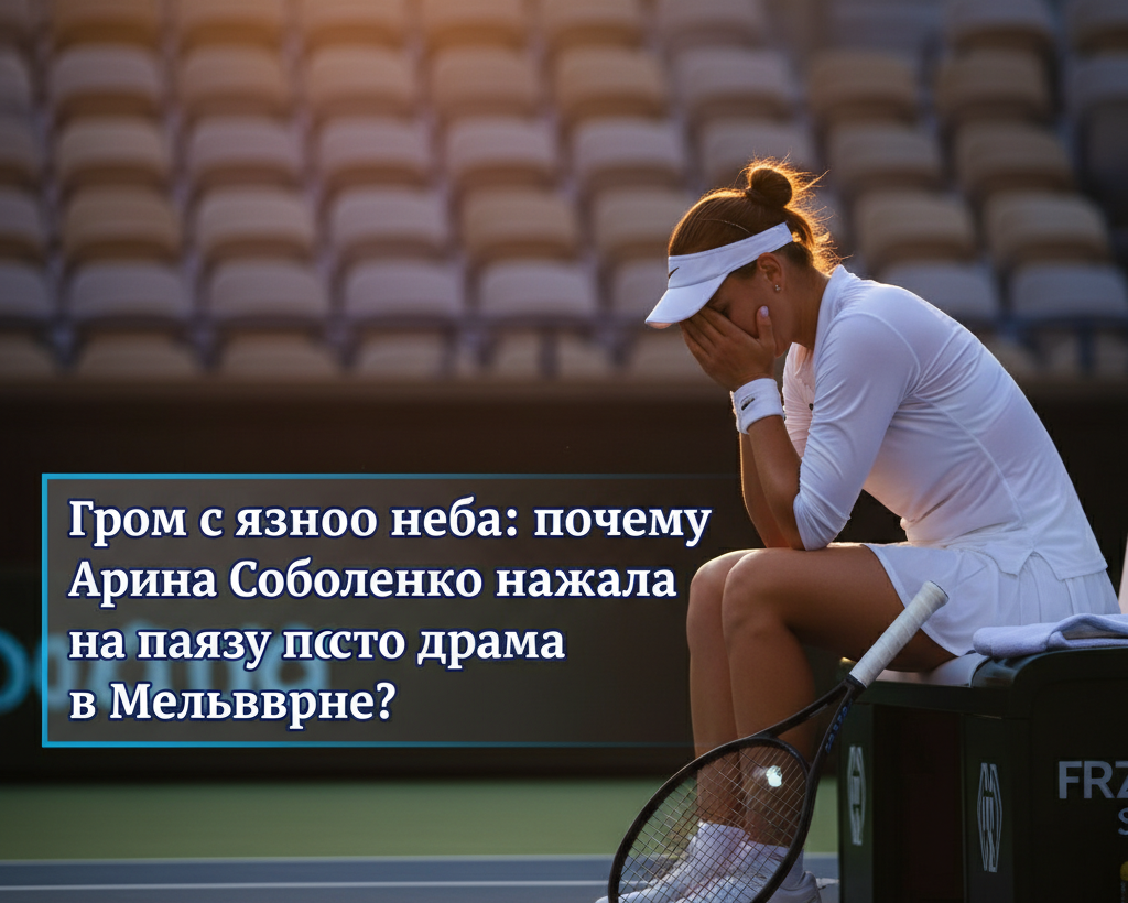 Гром с ясного неба: почему Арина Соболенко нажала на паузу после драмы в Мельбурне?