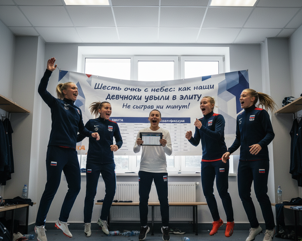 Шесть очков с небес: как наши девчонки вышли в элиту, не сыграв ни минуты